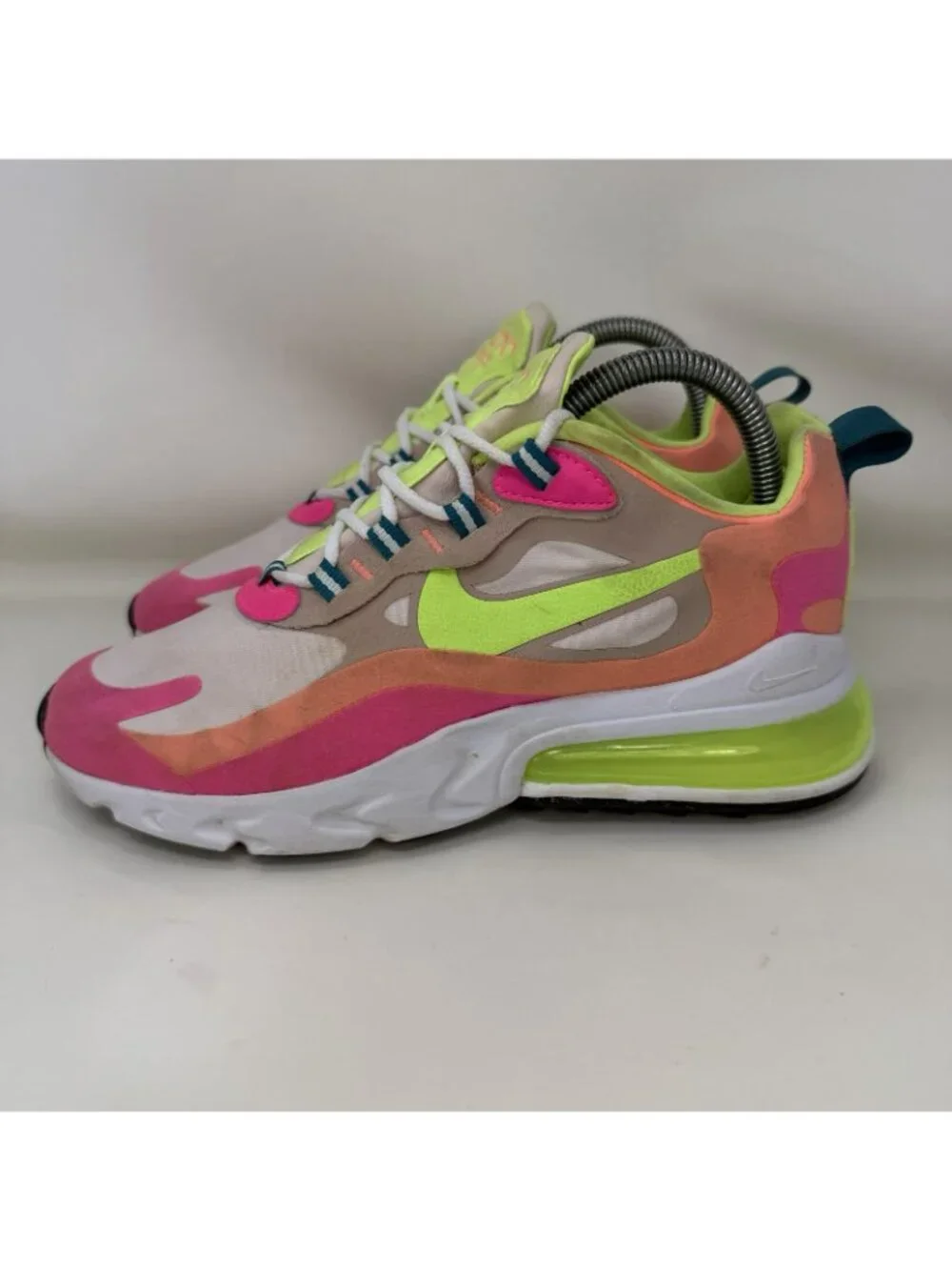 Nike Air Max 270 React Running Shoes Multicolor Women’s Size 7.5